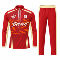 Ensemble de survêtement d'entraînement de football personnalisé pour hommes, maillot à demi-zip et pantalon, sublimation, vêtements de sport de football, fournisseur en gros OEM ODM