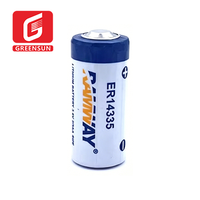 Batterie cylindrique au lithium ER14335 3,6 V avec protection contre les surintensités, panneau de protection, entrée AC/DC, vente en gros
