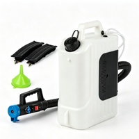 Pulvérisateur à dos ULV 10L, débit 5-6m, portée 6m, machine de nébulisation électrique à froid pour désinfection et assainissement, OEM disponible