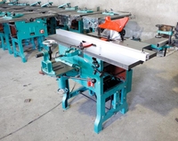 Outils de travail du bois multifonctionnels : coupe, rabotage, tenonnage, perçage, raboteuse de surface pour table de travail en bois droite