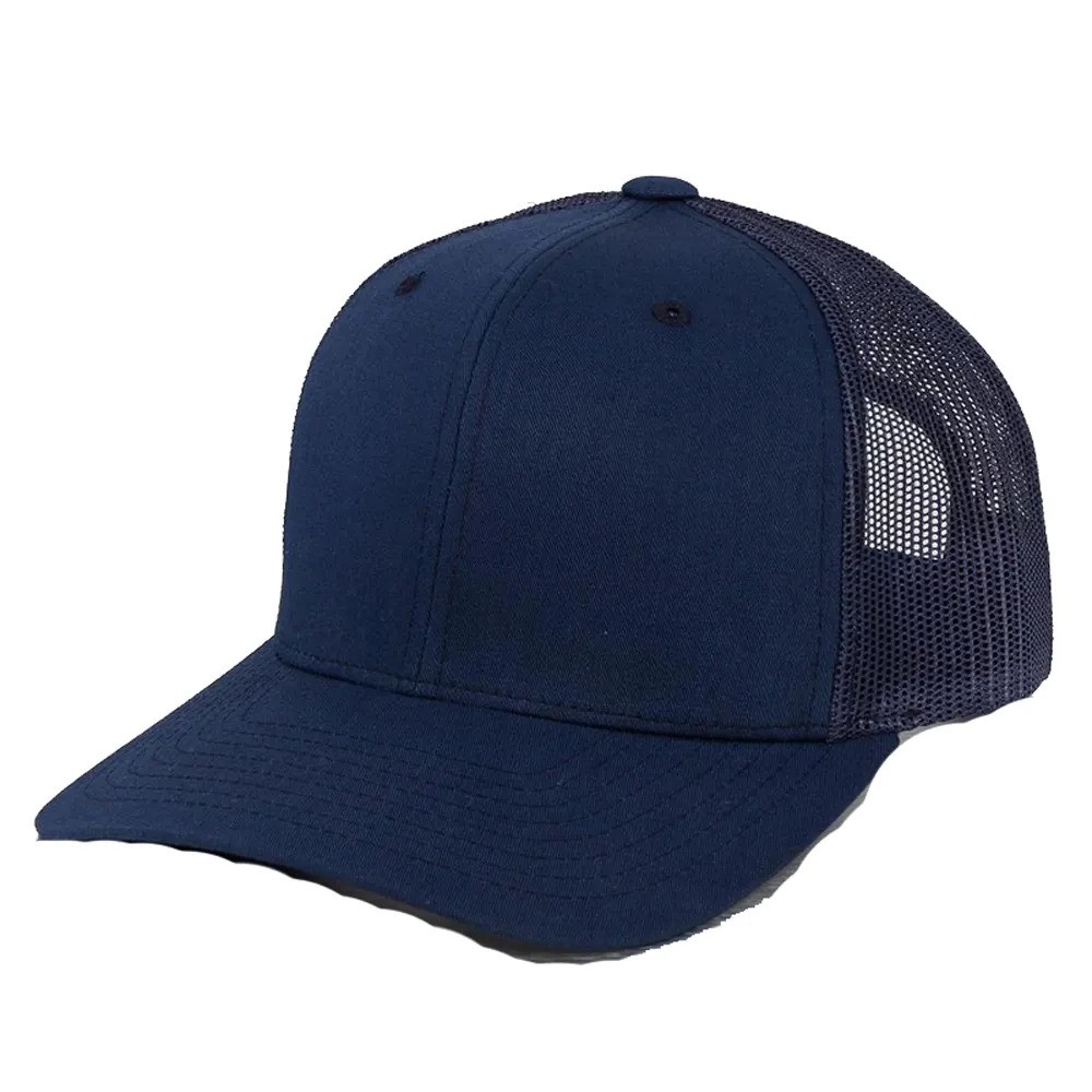 Trucker Cap Wholesale Custom Logo Embroidery Trucker Cap Solid Color Baseball Hat 5 panel Cap Wholesale Low Price
