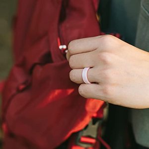 Anillos de boda de silicona para hombre y mujer, cómodos y reversibles, personalizables - Product Image 5