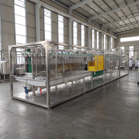 Machine d'abattage automatique de volailles, ligne de traitement de poulet en acier inoxydable, 380V, 800 BPH, équipement d'usine