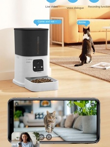 WINNOX akıllı besleme programı kedi besleyici WiFi App otomatik Pet gıda dağıtıcı zamanlayıcı ile kediler köpekler için günde 10 öğün kadar - Product Image 2