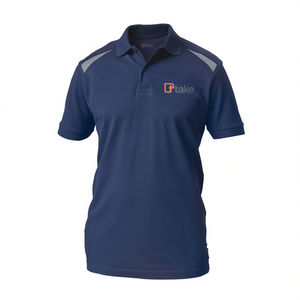 เสื้อโปโลแขนสั้น 3XL สีน้ำเงิน ชุดทำงาน ทรงปกติ - Product Image 2