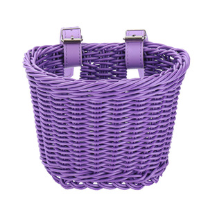 <span class=keywords><strong>Cestino</strong></span> Anteriore Multicolore per Bicicletta Bambini, Cesto Retrò Intrecciato per <span class=keywords><strong>Bici</strong></span> Senza Pedali e Passeggini - Ingrosso - Product Image 5