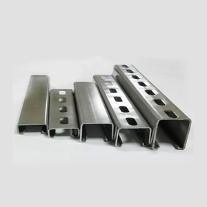 Acero Estructural para Estructuras Solares Conformado en Frío Q235 con Certificación ISO <span class=keywords><strong>EC</strong></span> de Jchx, Acero Ranurado Galvanizado Unistrut, Canal en U - Product Image 2