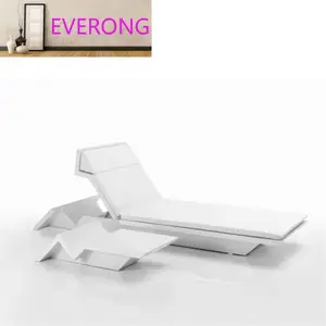 Luxury Hotel Pool Chaise Outdoor Furniture Swimming Pool Plastic Modern Contemporary Sun Lounger Lounge Garden Beach 10