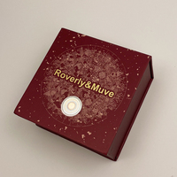 Boîte cadeau magnétique personnalisée en forme de livre avec fermeture à rabat en papier pour bijoux, avec sac cadeau