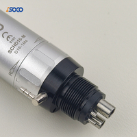 Micromoteur dentaire pneumatique D16-1M4 à faible vitesse avec canal d'eau externe 4 trous pour pièce à main dentaire