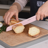 Couteau de cuisine en acier inoxydable RUI pain spécial en tranches cuisson gâteau Toast couteau à pastèque couteau ménager allongé
