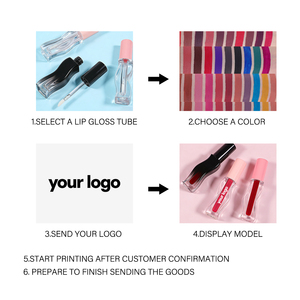 Matte Vegan Long Lasting Liquid <strong>Lipstick</strong> Base DIY Empty Square Lip Gloss Tubes Custom Logo Waterproof Fashion <strong>Lipstick</strong> - Product Image 5