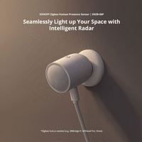 SNZB-06P Sensor kehadiran manusia Zigbee deteksi cahaya penginderaan untuk pekerjaan rumah pintar dengan Alexa Google Home