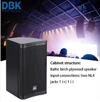 DBK Pro Audio 8 pouces 2 voies gamme complète haut-parleur système de haut-parleurs Line Array haut-parleurs passifs pour DJ Show Concert équipement de sonorisation