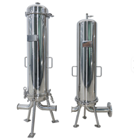 Boîtier de filtre à cartouche simple/multiple en acier inoxydable sanitaire 316L, ASME BPE, Tri-Clamp, pour l'industrie pharmaceutique et alimentaire
