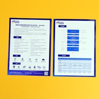 Flyers brillants double face personnalisés en gros Papier offset design gratuit Impression de facture publicitaire Papier cartonné promotionnel