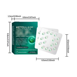 Capsule KETO Burst Pearls al Gusto Mela OEM all'Ingrosso - Integratore per Aumentare l'Energia, Bruciare i Grassi, Perdita di Peso, Pillole Dietetiche a Basso Contenuto di Carboidrati - Product Image 2