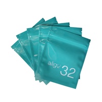 Sac d'aligneurs à usage clinique d'impression personnalisée emballage dentaire transparent fermeture à glissière thermoscellage sacs en mylar propre pour aligneurs