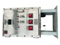 Boîtier de commande d'éclairage antidéflagrant IECEx & ATEX SS316L, contrôle d'automatisation IP66 AC220V 25A pour les usines pétrolières, gazières et chimiques