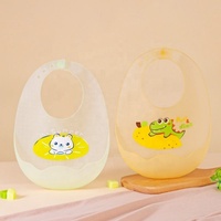 Bavoir bébé en silicone anti-salissures, best-seller, sans BPA, lavable, bavoir d'alimentation pour enfants, bavoir bébé en silicone de qualité alimentaire