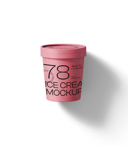 Bán buôn dùng một lần lấy đi cấp thực phẩm chất lượng cao tùy chỉnh in logo giấy <span class=keywords><strong>Ice</strong></span> <span class=keywords><strong>Cream</strong></span> cup bồn tắm với nắp giấy - Product Image 5