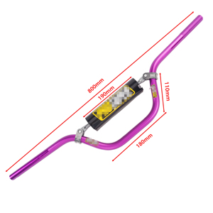 Tay lái xe máy địa hình hợp kim nhôm 22mm có thanh ngang và đệm bảo vệ ngực bằng cotton dành cho xe máy KLX DRZ 110 - Product Image 2