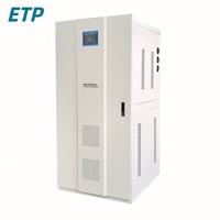 Régulateur de tension automatique à haute efficacité en cuivre SVC, série Sbw, 150 KVA, 380V, triphasé, commande par servomoteur