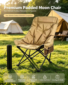 Silla Plegable Ultraligera <span class=keywords><strong>de</strong></span> 3 Posiciones Ajustables, Fabricada en Oxford 600D, con Bolsa <span class=keywords><strong>de</strong></span> Transporte, para Camping, Pesca y Senderismo, Directo <span class=keywords><strong>de</strong></span> Fábrica, OEM, ODM, Personalizable - Product Image 1