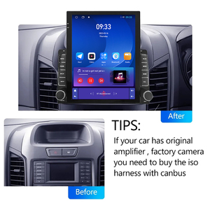 9.7 inch Android Tesla Màn hình thẳng đứng đài phát thanh xe cho Ford Ranger 2011 2016 GPS navigation hệ thống đa phương tiện với không dây carpla - Product Image 2
