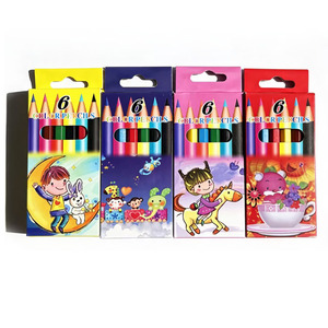 Lot de crayons de couleur hexagonaux en bois de 3,5 pouces, excellent rapport qualité-prix, vente en gros directe usine pour l'école - Product Image 1