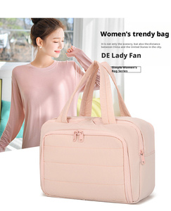 Large Capacity Cosmetic <b>Bag</b> Female Travel Wash Handbag Bathroom Partition Shower <b>Makeup</b> Unisex Toiletries Organizer Purse - Product Image 3
