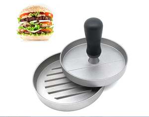 Presse à hamburgers en métal antiadhésif, machine à mouler des galettes de hamburger, poignée en plastique, moules à pain pour hamburgers - Product Image 3