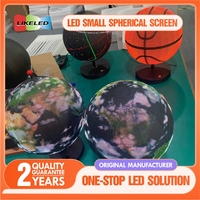 Écran d'affichage vidéo LED intérieur haute résolution à 360 degrés, forme personnalisée créative P1.875, publicité pour magasin de détail, ascenseur