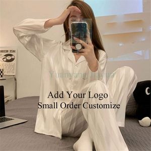 Cartoons Print Two Pieces Pajamas Set Autumn Paopao Cotton Sleepwear Korean Fashion Home <strong>Clothes</strong> Ladies Pants and Top Loungewear - Product Image 1