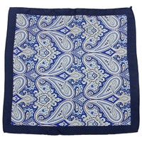 Foulard carré en soie à motif britannique pour homme et pochette de costume de mariage ou d'affaires, en stock, vente en gros
