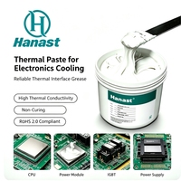 Vente en gros de pâte thermique grise à faible résistance thermique 3,0 W/m K pour modules d'alimentation et composants électriques