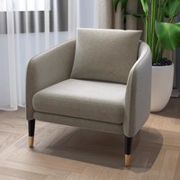 Canapé de réception de bureau nordique moderne de haute qualité avec revêtement en tissu éponge haute densité, design durable pour usage commercial