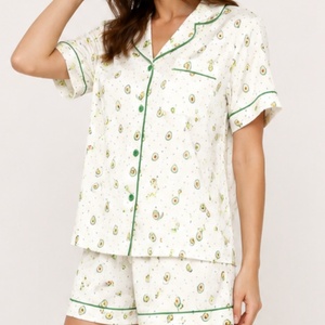 Conjunto de Pijamas de Verano al <span class=keywords><strong>por</strong></span> Mayor para Mujer, Ropa de Dormir de Alta Calidad en Tela Modal, Conjuntos de Ropa para Estar en Casa, Ropa de <span class=keywords><strong>Noche</strong></span> para Mujer, Pijamas de Talla Grande para Mujer - Product Image 3