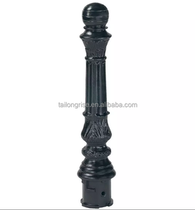 Borne Art Déco en fonte <span class=keywords><strong>anti</strong></span>-<span class=keywords><strong>stationnement</strong></span> 870mm Hauteur Ingénieur Grade Réfléchissant - Product Image 1