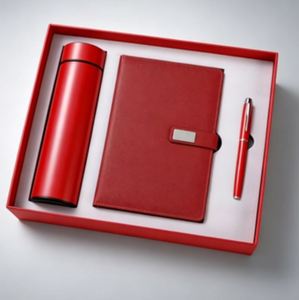 Set de Regalo de Cuaderno 2026, Agenda de Lujo, Set de Cuaderno de Alta Calidad, Set de Regalo de Diario A5, Cuaderno con Logotipo Personalizado e Impresión de Bolígrafo - Product Image 1