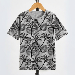 เสื้อยืดคอกลมแขนสั้นทรงสปอร์ตดีไซน์ใหม่สำหรับผู้ชาย ผ้าฝ้าย 100% ทอแบบ Worsted ทรงปกติ สวมใส่สบายๆ - Product Image 1