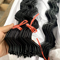 Système de fixation durable pour film PE de serre agricole à portée unique avec cannelure de verrouillage et fil à ressort pour l'installation