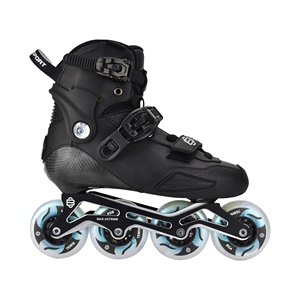Chaussures de roller en ligne professionnelles pour adultes en fibre de carbone, pour slalom freestyle, avec <span class=keywords><strong>châssis</strong></span> haut de gamme à 4 roues, pour l'extérieur, vente en gros - Product Image 5