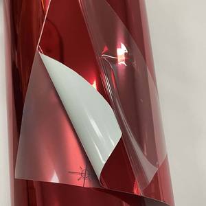 Mirror Chrome Red Car Wrapping Film PET Material Anti Scratch UV Proof Color Changing Air Bubble Free Flag - Product Image 6