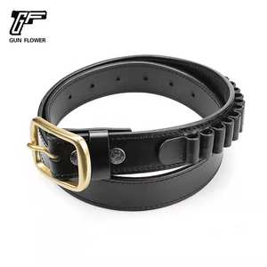GUNFLOWER – ceintures réglables en cuir pour <span class=keywords><strong>cartouches</strong></span> de munitions, <span class=keywords><strong>16</strong></span> jauges, ceinture Bandolier - Product Image 3