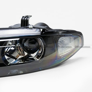 ไฟหน้าโปรเจคเตอร์ LED ดีไซน์ใหม่ สีดำ สำหรับ NISSAN SKYLINE R33 GTS GTST วัสดุ ABS คุณภาพสูง - Product Image 3