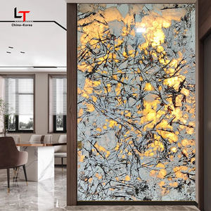 גבוהה זיגוג פנים קישוט במבוק פחם עץ פורניר פאנל קריסטל פחם קריסטל פנל שיש לוח pvc - Product Image 2