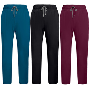 Ensembles d'uniformes médicaux en tissu tissé polyester élasthanne, haut imprimé floral à col en V et manches courtes, pour personnel de santé, hôpitaux, infirmières, nounous, unisexe - Product Image 6