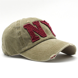 Wholesale Custom Vintage Dad Hat Applique Distressed <strong>New</strong> <strong>York</strong> Baseball <strong>Cap</strong> <strong>for</strong> <strong>Man</strong> - Product Image 5