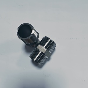 <span class=keywords><strong>ASTM</strong></span> tiêu chuẩn rèn thép không gỉ Hex núm vú 3 \ "NPT 80nb Đầu nối ống dầu cao áp đóng hộp - Product Image 2